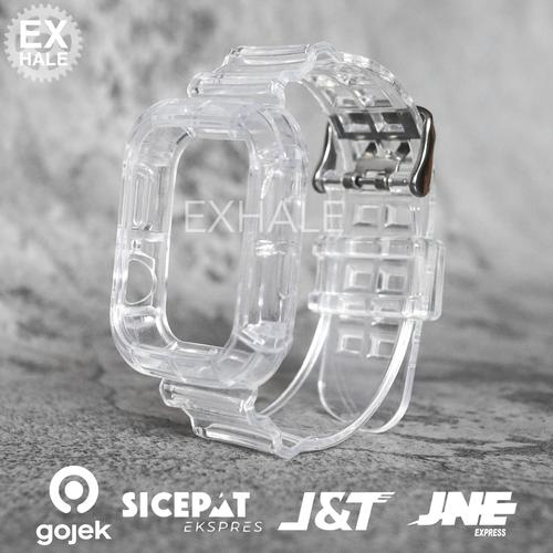Foto Produk Tali Strap Case Apple Watch Silikon Transparan 38mm 40mm 42mm 44mm - 42mm 44mm dari Exhale Collection