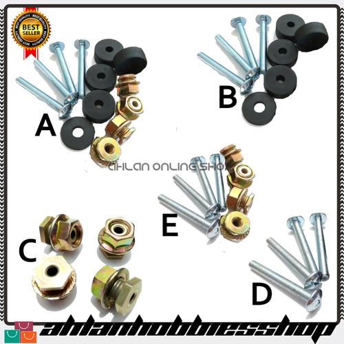 Foto Produk Wellnut Baut Mur Anti Jebol Windshield VISOR Kaca NMAX LEXI ADV PCX - D BAUT SAJA dari Ahlan Online Shop Official