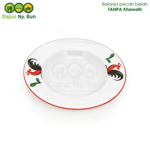 Foto Produk Piring Cekung Ayam Jago Seri 2 dari Dapur Ny.Bun