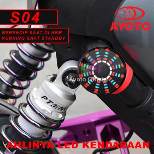 Foto Produk (2 Pcs) Lampu Stop Motor Flash & Running dari Ayoto Official