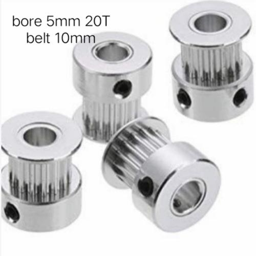 Jual GT2 Pulley 5mm Bore 2GT Timing 