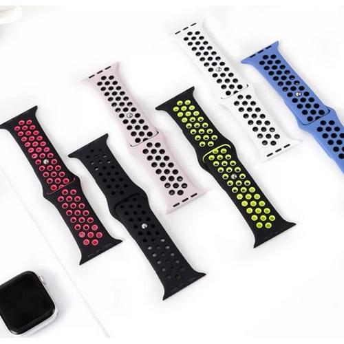 Jual Strap apple watch nike iwatch 1 2 3 4 sport band original 38 40 42 44  - 38 40mm, Navy White - Jakarta Barat - Sumangaik | Tokopedia