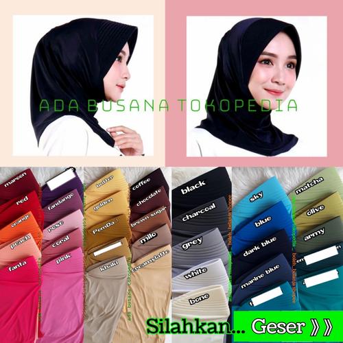 Foto Produk Hijab kerudung jilbab instan sorong bergo kerja kantor olahraga spoty dari adabusana
