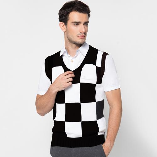 Jual Sweater Rompi Rajut Hitam - Knitt Vest 05 - Jakarta Pusat - VM ...