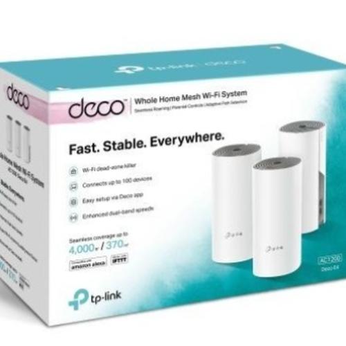 Gambar TPLINK Deco E4 AC1200 AC1200 Whole Home Mesh WiFi System - 1 Pack dari Cemara Mas Indah Jakarta Barat Tokopedia