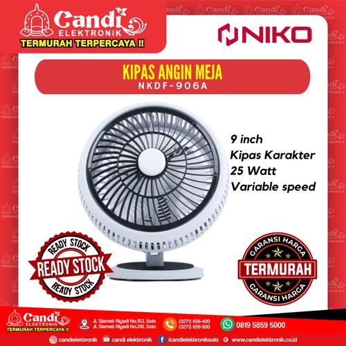 Gambar KIPAS ANGIN MEJA NIKO NKDF-906A dari Candi Elektronik Solo Kota Surakarta Tokopedia