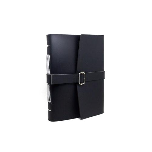 Foto Produk Bookbinding / journal book / buku catatan / sketchbook / ukuran A5 - Hitam dari Empat Pagi Handmade