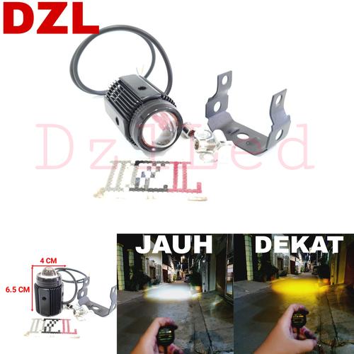 Foto Produk lampu tembak led foglamp laser d2 high low 2 warna jauh dekat dari DZL-Led