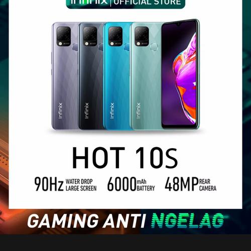 Foto Produk infinix hot 10s 6/128 garansi resmi - morandi green dari pratamaponsel