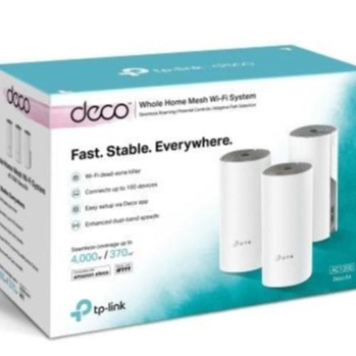 Gambar TPLINK Deco E4 AC1200 AC1200 Whole Home Mesh WiFi System - 1 Pack dari Aquarius Official Jakarta Barat Tokopedia