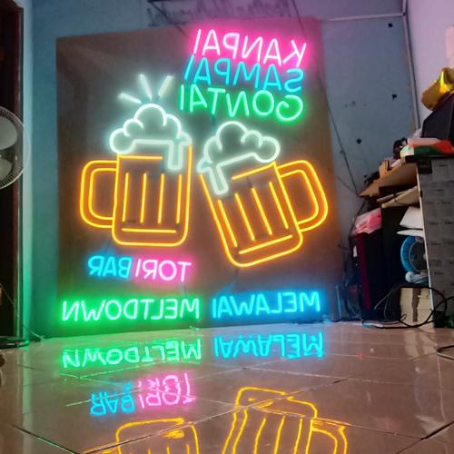 Jual Neon Flex berkualitas neon sign Jakarta Pusat Surya Electrikal