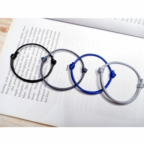 Foto Produk Gelang Tangan mini simple knot Man Collection - Hitam dari Nano store.