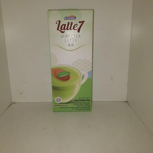 Gambar KARNIEL LATTE7 MATCHA LATTE 5X25GR dari Freshco Market Kota Surabaya Tokopedia