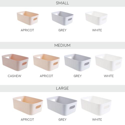 Foto Produk Minimalist Open Storage Box Medium - Tempat Serbaguna - Storage Medium - APRICOT dari Pinkabulous