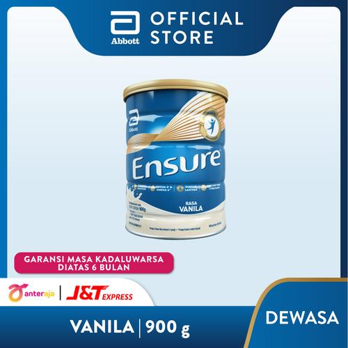 Foto Produk Ensure Vanila 900 g Susu Nutrisi Dewasa Rendah Laktosa dari Abbott Official Store