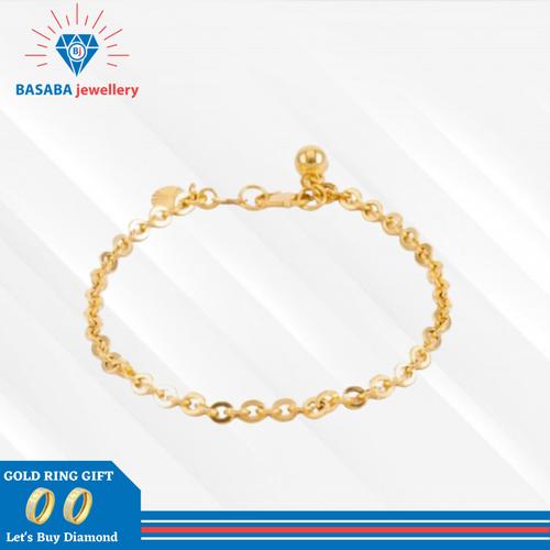 Promo Gelang Emas Asli Rantai Polos Model Baru Kota Tangerang Selatan Basaba Jewellery Tokopedia