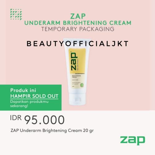 Foto Produk zap underarm brightening cream 20 gr dari BeautyOfficialJKT