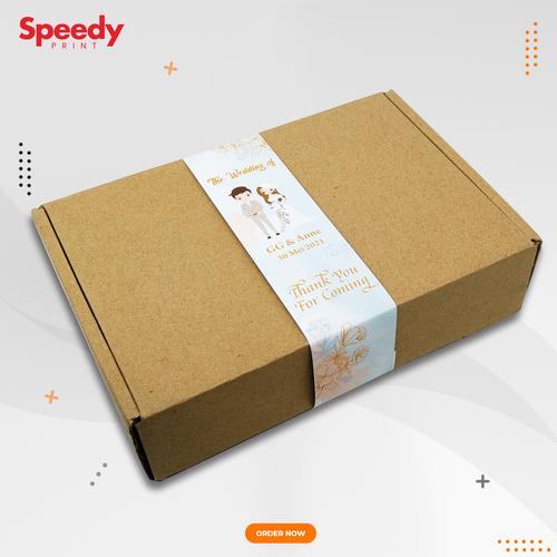 Foto Produk PAPERBELT CUSTOM / SABUK TOPLES / PITA KERTAS KEMASAN dari Speedy Print