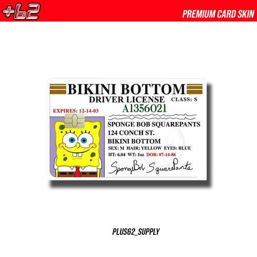 Jual SKIN KARTU ATM/SKIN CARD/+62SKINCARD/SPONGEBOB/SIM SPONGEBOB - Kab ...