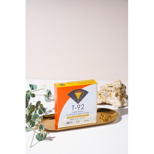 Foto Produk CAFEC V60 LIGHT ROAST OSMOTIC FLOW Coffee Paper Filter (40 pieces) - LC1 / 1 Cup dari Gerilya Coffee