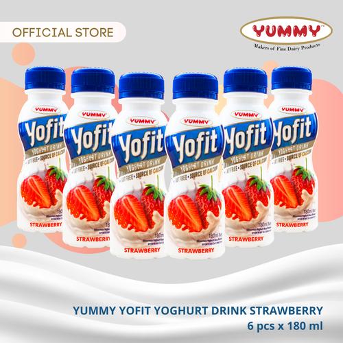 Foto Produk Yummy Yofit Yoghurt Drink Strawberry 6 x 180ml dari YUMMY Dairy