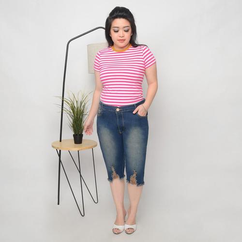 Skinny Ripped Jeans Cewek PREMIUM BIG n 