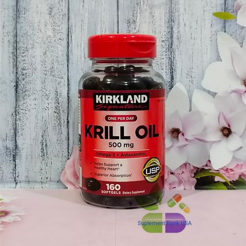 Jual KIRKLAND KRILL OIL 500 mg Jakarta Barat Suplement Bank USA