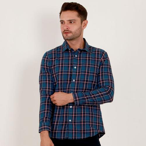 Foto Produk Edwin Jeans Flannel Shirt Damian - Man - Biru, S dari Edwin Jeans