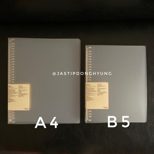 Jual MUJI Binder Transparan B5 / Transparent A4 (Clear 26 / 30 Ring