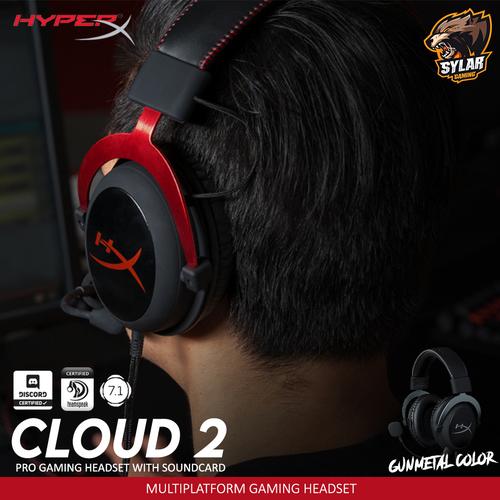 Jual Hyperx Cloud 2 / II Black Red - Jakarta Pusat - Sylar Gaming Solution  | Tokopedia