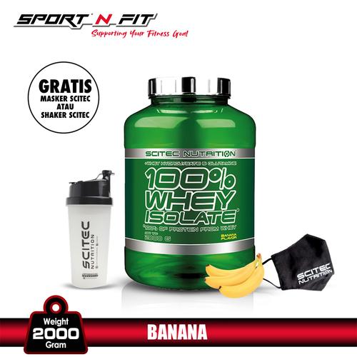 Foto Produk SCITEC WHEY ISOLATE 2000gr BANANA dari Sport N Fit