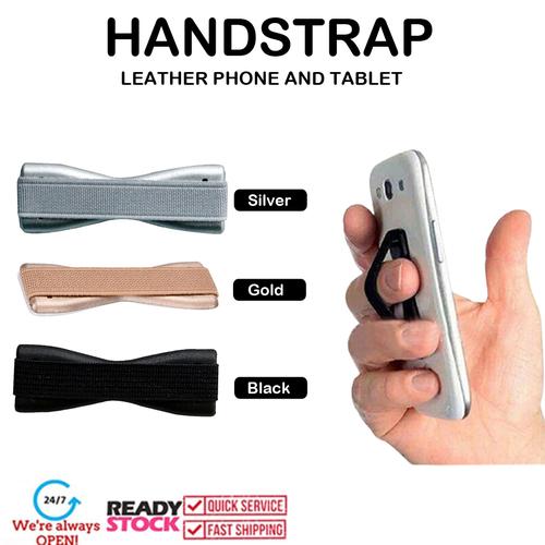 Promo Active Elastic Strap Phone Grip Holder Universal All Phones and Tablet Black Jakarta