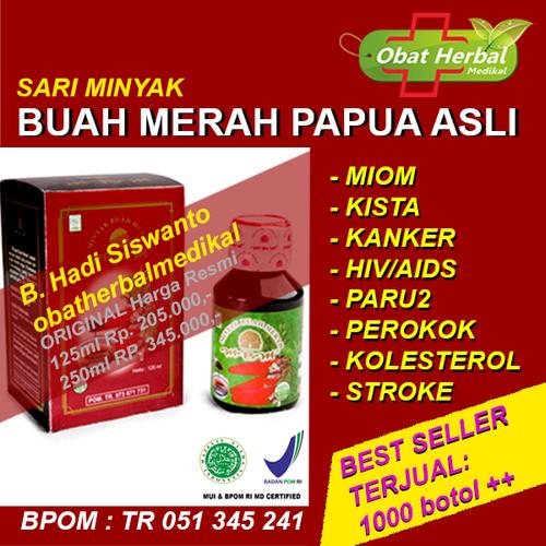 Foto Produk Obat HIV AIDS, Kanker, Tumor, Kista | Minyak Buah Merah Papua 125m dari Obatherbalmedikal