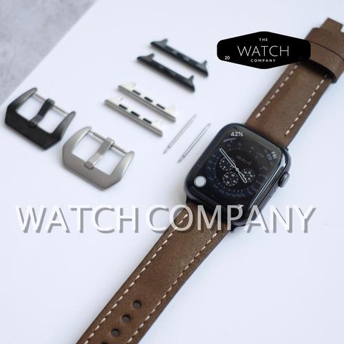 Jual Strap Leather Kulit ORIGINAL Apple Watch 6 IWO Omega Seiko 22mm 44mm -  C2, 22mm - Jakarta Barat - Watch Company | Tokopedia