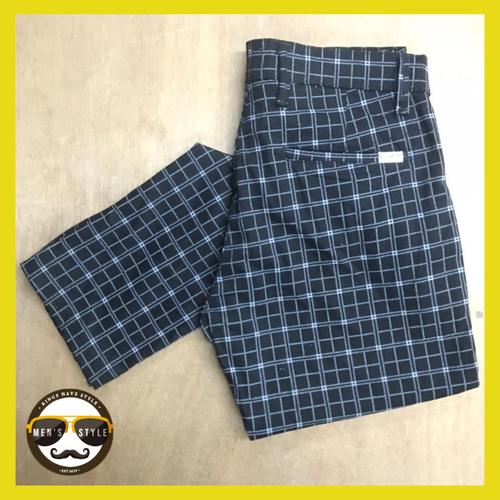 Pria Tartan Trousers Slimfit Premium 
