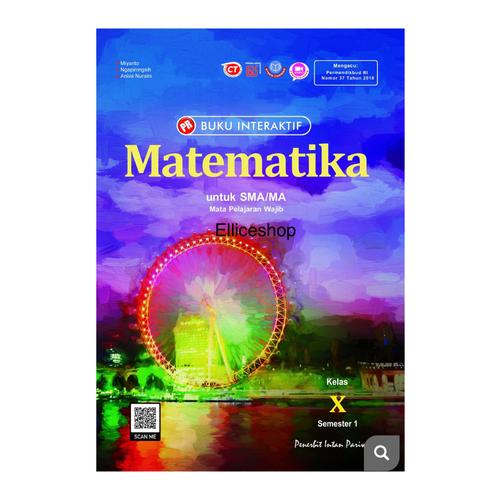 Foto Produk Buku PR Interaktif Matematika Wajib kls 10/X, SMT 1, Intan Pariwara - Tanpa kardus dari Ellice Shop