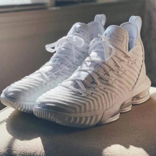 all white new lebrons