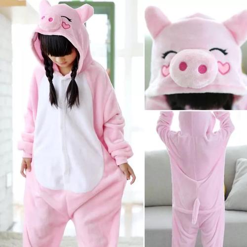 Foto Produk BAJU ONESIE BONEKA PIG PIGGY BABI ANAK PIYAMA KOSTUM - 120CM dari Republik Boneka