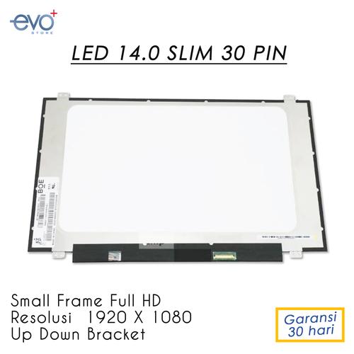 Jual LCD LED 14.0 slim 30 pin SMALL 