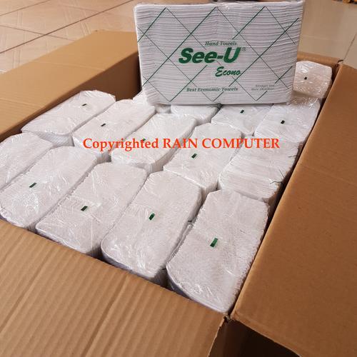 Jual Tissue Hand Towel Wastafel SEE U (1 dus isi 20 Pack) 3000 sheets