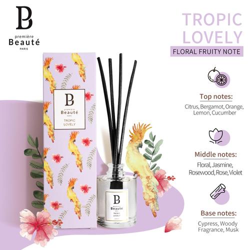 Foto Produk Aromaterapi Premiere Beaute Reed Diffuser Rattan Pengharum Ruangan - LOVELY, 45ml dari Premiere Beaute Official