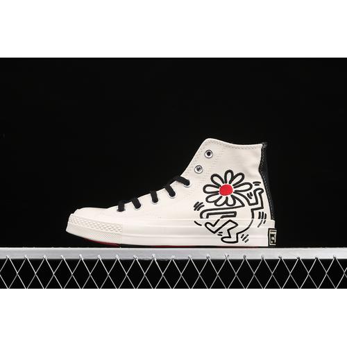 keith haring high top converse