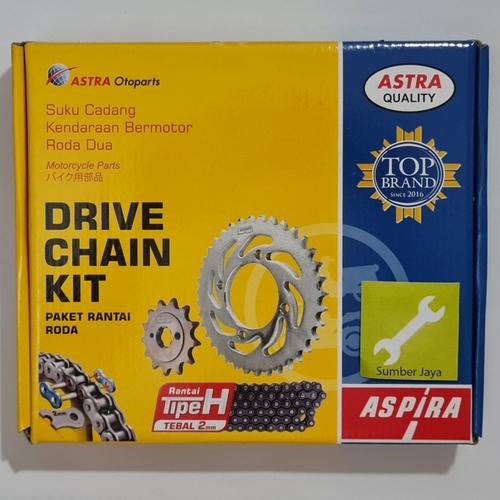 Jual PAKET DRIVE CHAIN GEAR SET HONDA REVO FIT/BLADE NEW ASPIRA Kota Surabaya Sumber Jaya