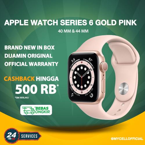 Jual Apple Watch Series 6 44mm 40mm Gold with Pink Sand Sport 44 40 iBox -  Inter 40mm - Jakarta Pusat - MyCell Official | Tokopedia