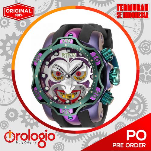Jual Invicta 53mm Reserve Venom DC Comics Joker Chrono Lim Ed Swiss Mvt Chr  - Jakarta Pusat - orologio | Tokopedia