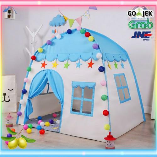 Foto Produk Tenda Anak Unik Terbaru - Biru dari Olive Tree