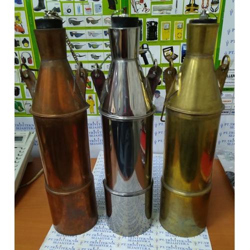 Jual fuel sampling sample can weighted beaker,botol sampel minyak bakar ...