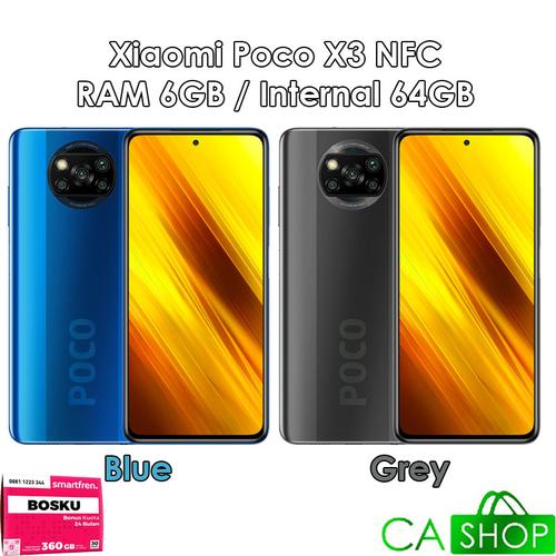 Foto Produk Xiaomi Poco X3 NFC - 6GB 64GB (6/64) - New Original Garansi Resmi - Grey dari CA Shop