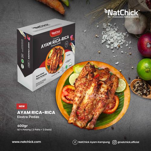 Gambar Ayam Kampung Rica-Rica NatChick dari NatChick BSD Kab. Tangerang Tokopedia