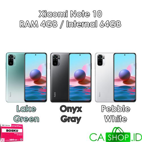 Foto Produk Xiaomi Redmi Note 10 - 4GB 64GB (4/64) - New Original Garansi Resmi - Lake Green dari CA Shop